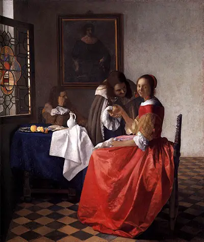 A Lady and Two Gentlemen Vermeer